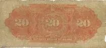 Brasile 20 Mil Reis Reis, Woman seated