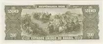 Brasile 200 Cruzeiros - Dom Pedro I - ND (1964) - Serial 1187 - 1st estampa