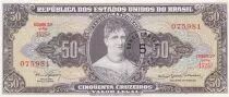 Brasile 5 Centavos / 50 Cruzeiros - Princess Isabel - 1966 - S�rie 1525 A