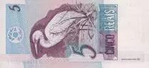 Brasile 5 Reais - Liberty - Great Egret - ND (1997) - P.244h