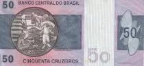 Brasile 50 Cruzeiros - Deodoro Da Fonseca - ND (1974) - Serial A - P.194b