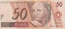 Brasile 50 Reais - Liberty - Jaguar - ND ( 1994) - F+ - P.246j