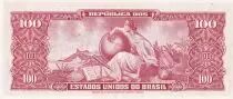 Brasilien 10 Centavos on 100 Cruzeiros, Dom Pedro II - 1967 - Estampa 2A serial 1180A