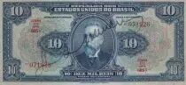 Brasilien 10 Mil Reis - President Manuel Ferraz de Campos Salles - ND (1925) - P.39c