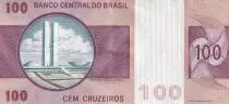 Brasilien 100 Cruzeiros - Floriano Peixoto - ND (1974) - Serial A - P.195aA
