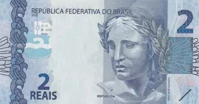 Brasilien 2 Reais Liberty - Turtles 2010 (2019)