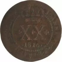 Brasilien 20 Reis John - Regency - Arms