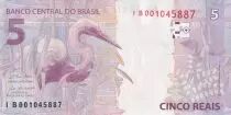 Brasilien 5 Reais Liberty - Gar&ccedil;a 2010 (2017)