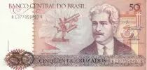 Brasilien 50 Cruzados, Oswaldo Cruz - Cruz Institute  - 1986 - Serial A137