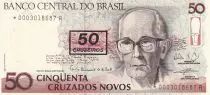 Brasilien 500 Cruzados Novos - Drummond de Andrade - ND (1990) - Replacement * - P.233r