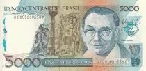 Brasilien 5000 Cruzados  - Candido Portinari - ND (1988) - Rare serial number - P.214