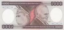 Brasilien 5000 Cruzeiros - Castello Branco - 1984  - Serial BA
