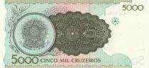 Brasilien 5000 Cruzeiros - Republic - 1990 - Series A-B