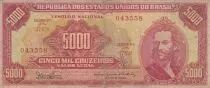 Brasilien 5000 Cruzeiros - Tiradentes - 1965 - Serial 1743