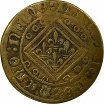 Brass Counter Token, with Ship - 1490 / 1530 Nuremberg