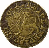 Brass Token, Lion of St Mark & Armorials - 15 / 16th Century Nuremberg