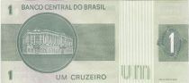 Brazil 1 Cruzeiro Liberty - Banco Central bldg - 1980 Serial B16608