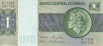 Brazil 1 Cruzeiro Liberty - Banco Central bldg