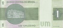 Brazil 1 Cruzeiro Liberty - Banco Central bldg