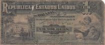 Brazil 1 Mil Reis 1897 - Estampa 7A - Petrópolis
