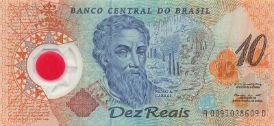 Brazil 10 Reais - Pedro A. Cabral - 2000 - P.248