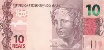 Brazil 10 Reais Liberty - Ara 2010 (2023) Serial KC