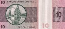 Brazil 100 Cruzeiros - Dom Pedro II - ND (1974) - Serial A - P.193b