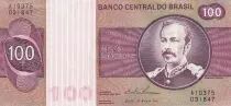 Brazil 100 Cruzeiros - Floriano Peixoto - Brasilia - ND (1970-198) - P.195a