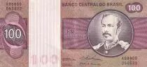 Brazil 100 Cruzeiros - Floriano Peixoto - ND (1974) - Serial A - P.195aA