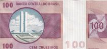 Brazil 100 Cruzeiros - Floriano Peixoto - ND (1974) - Serial A - P.195aA