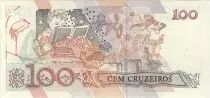 Brazil 100 Cruzeiros Cecilia Meireles - Child - 1990 Serial A.0179