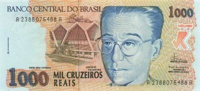 Brazil 1000 Cruzeiros - ND (1993) - P.240