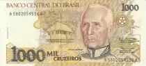 Brazil 1000 Cruzeiros Candido Rondon - Indian children - 1990 Serial A.5802