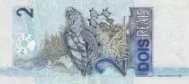 Brazil 2 Reais - Liberty - Turtles - ND (2001) - P.249a