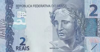 Brazil 2 Reais Liberty - Turtles 2010 (2019) - Serial JE