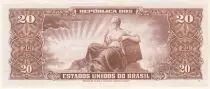 Brazil 20 Cruzeiros - Deodoro Da Fonseca - Signature II - 1962 - Serial 1748.A