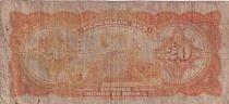 Brazil 20 Cruzeiros - Manuel Deodoro da Fonseca - 1931 - Series 257A