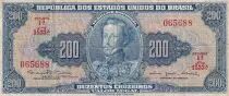 Brazil 200 Cruzeiros - Dom Pedro I - ND (1964) - Serial 1533A - P.171c