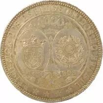 Brazil 4000 Silver Reis, 400th Anniversary - 1900 Rio de Janeiro