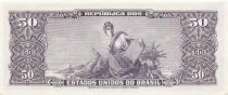 Brazil 5 Centavos on 50 Cruzeiros - ND (1966) - P.184a