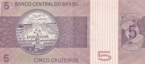 Brazil 5 Cruzeiros - Dom Pedro I - ND (1974) - Serial B - P.192c