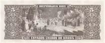 Brazil 5 Cruzeiros Barao do Rio Branco - Serial Estampa 2 - Serial 2831A - 1964