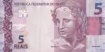 Brazil 5 Reais Liberty - Garça 2010 (2017)