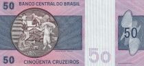 Brazil 50 Cruzeiros - Deodoro Da Fonseca - ND (1980) - P.194c