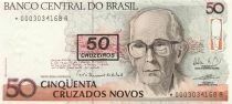Brazil 50 Cruzeiros - ND (1990) - Replacement - P.223
