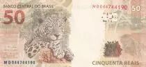 Brazil 50 Reais Liberty - Jaguar 2010 (2023) - Serial MD