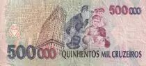 Brazil 500 Cruzeiros Reais - Mario de Andrade - 1993 - P.239a
