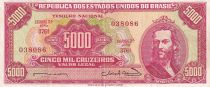Brazil 5000 Cruzeiros - Tiradentes - 1963 - P.182a