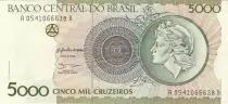 Brazil 5000 Cruzeiros Liberty - 1990 Serial A.0541