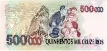 Brazil 500000 Cruzeiros, Mario de Andrade - 1993